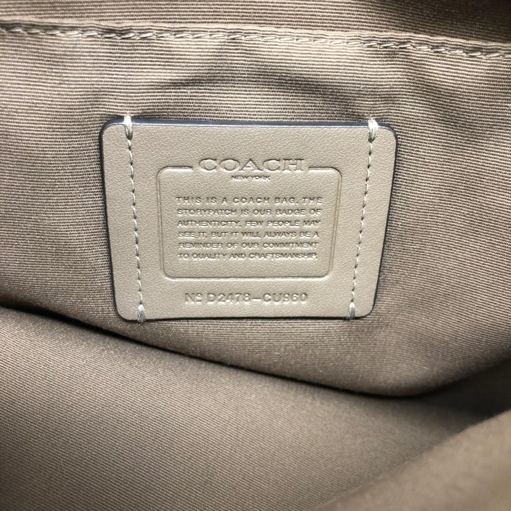 Coach Ellie File Crossbody Bag Medium Brown Pebbled Leather Gold Hardware - Picture 13 of 13